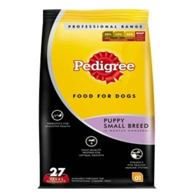 Pedigree Dog Food Puppy Small Breed Professional -3kg